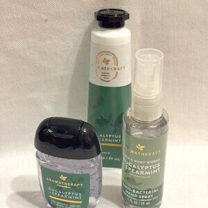 Bath & Body Works - EUCALYPTUS SPEARMINT *STRESS* PERSONAL FRAGRANCE SET- NWT